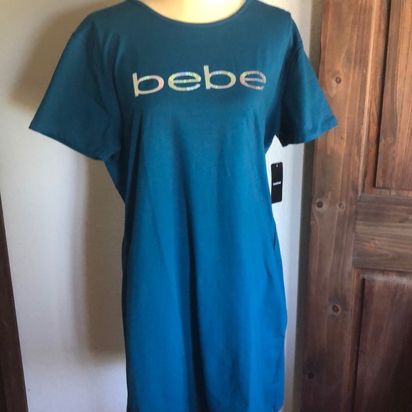 bebe t shirt dress